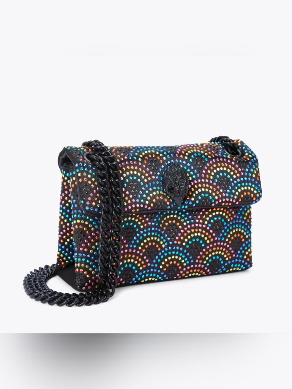Kurt Geiger Kensington Rainbow Embellished Convertible Shoulder Crossbody Bag